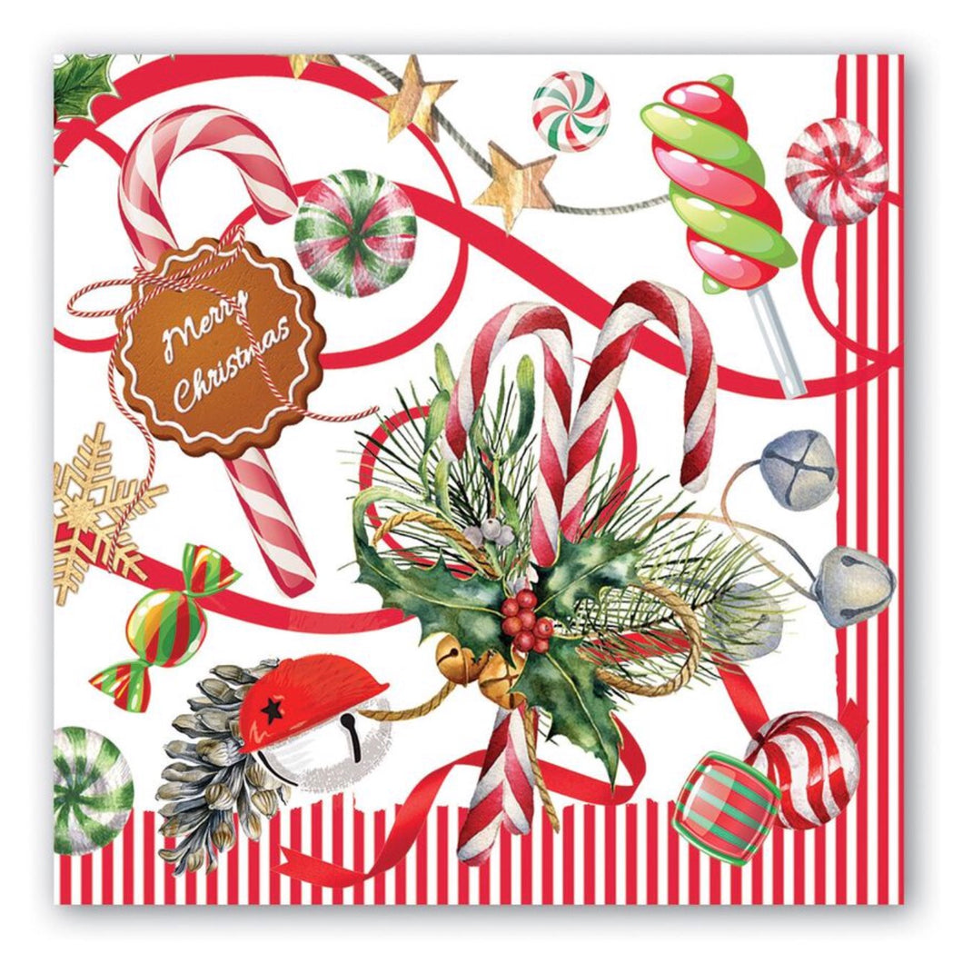 Peppermint Luncheon Napkins