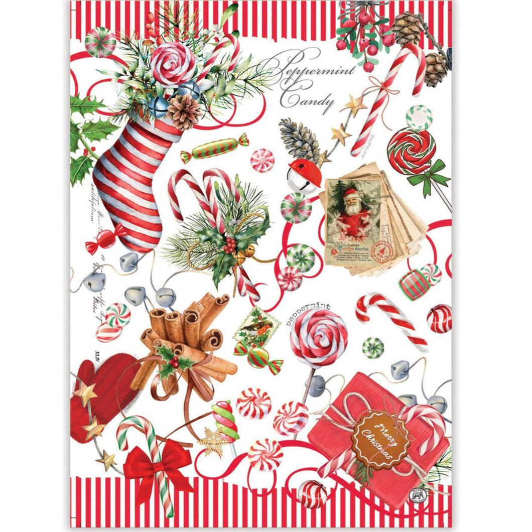 Peppermint Kitchen Dish Towel
