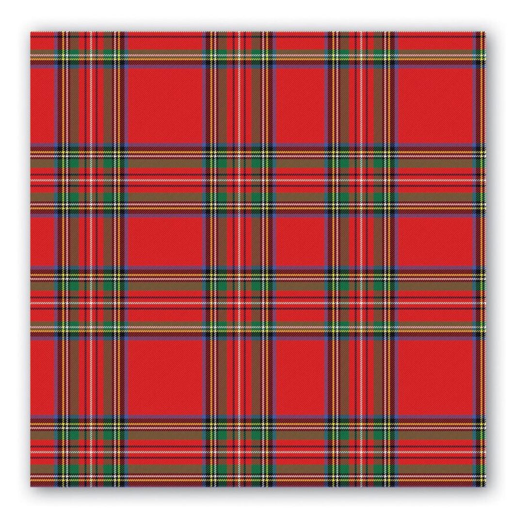 Tartan Cocktail Napkins