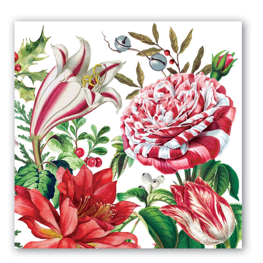 Christmas Bouquet Luncheon Napkins