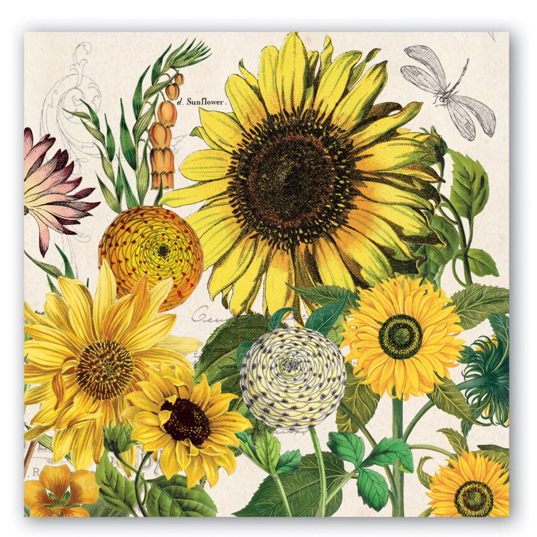 Sunflower Cocktail Napkins