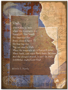 Utah State by Minnie J Hardy