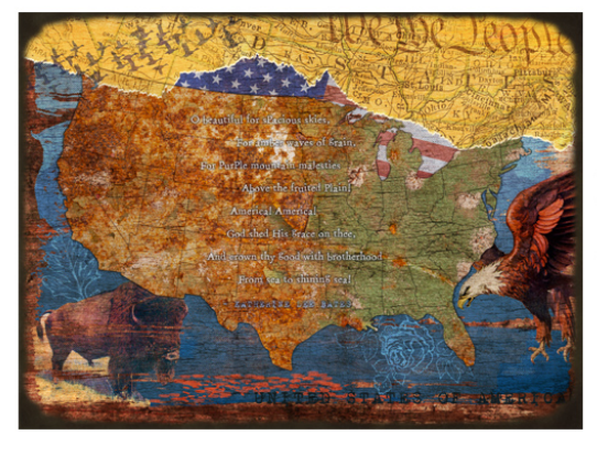 United State of America by Katherine Lee Bates
